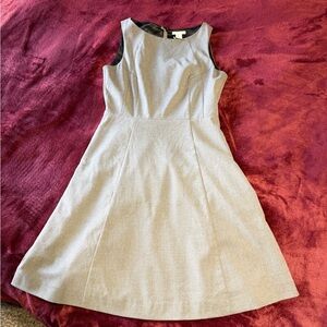 Elegant Gray Sleeveless Dress